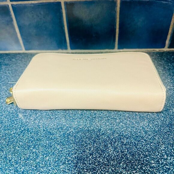 Adrienne Vittadini cream colored, double zip around wallet. - Picture 2 of 6